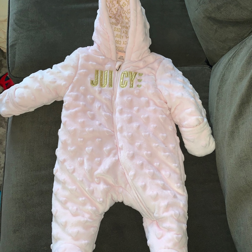 Baby girl winter onesie